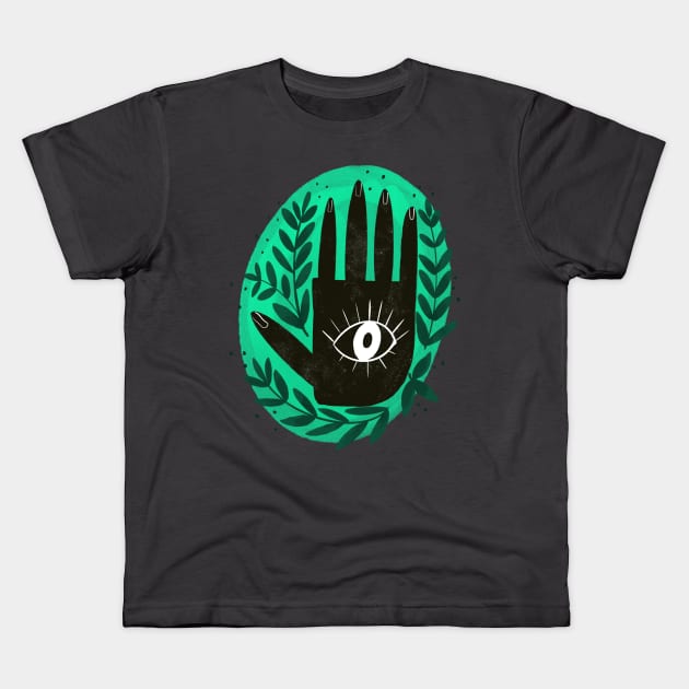 Hamsa Kids T-Shirt by Mary Mastren